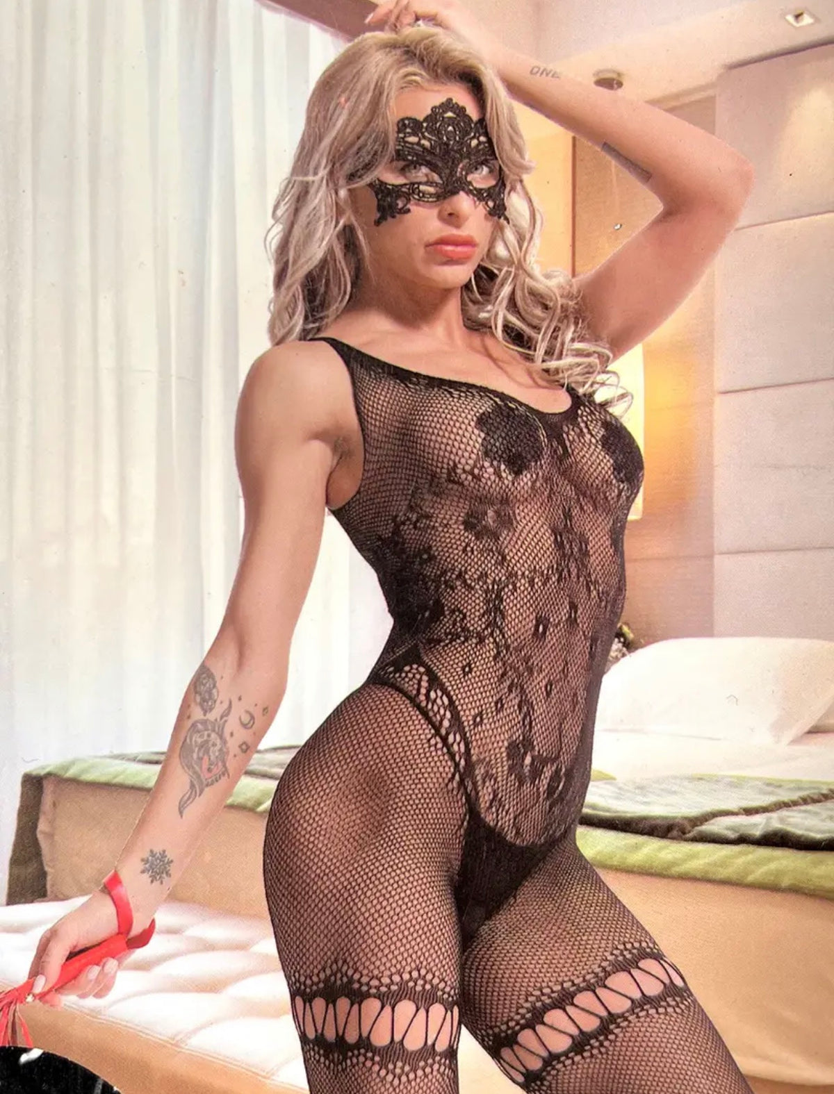 Premium Black Lace Bodysuit – Elegant Lace Design & Comfortable Fit